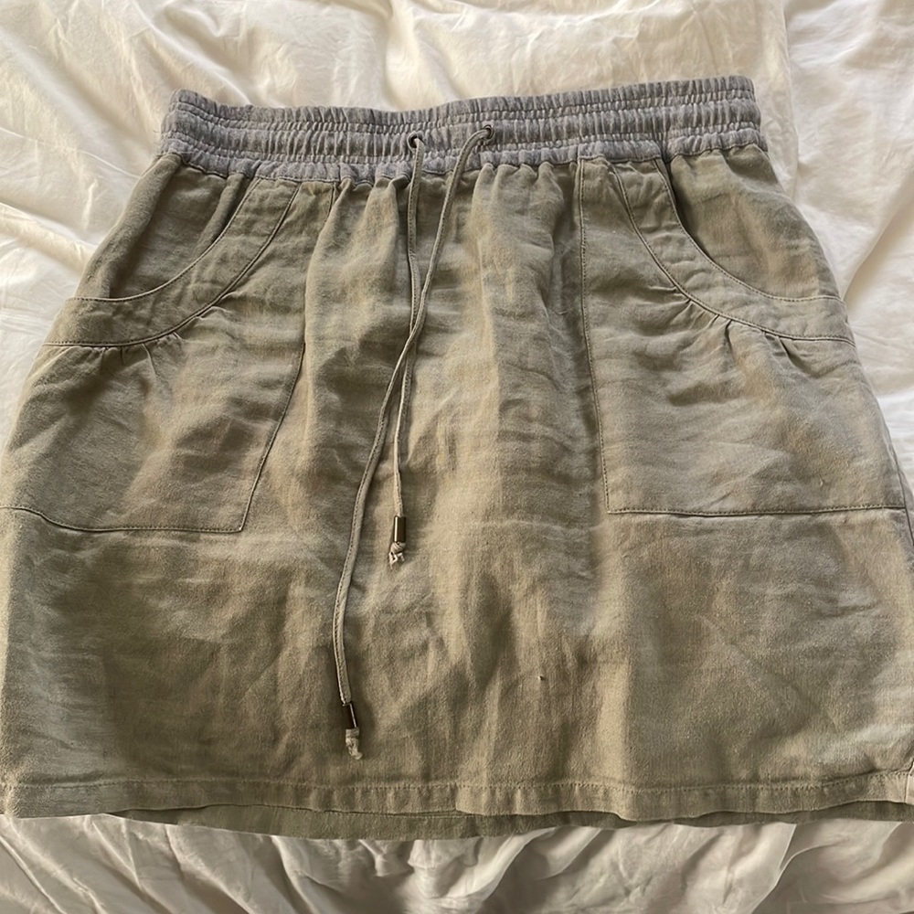 High quality linen skirt from Paris